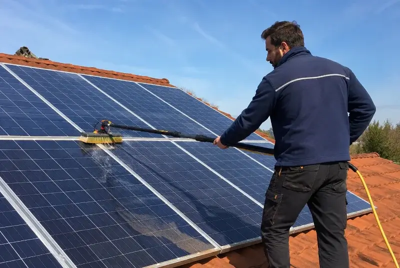 Nettoyage et entretien de panneaux solaires à Saint-Jean-de-Niost
